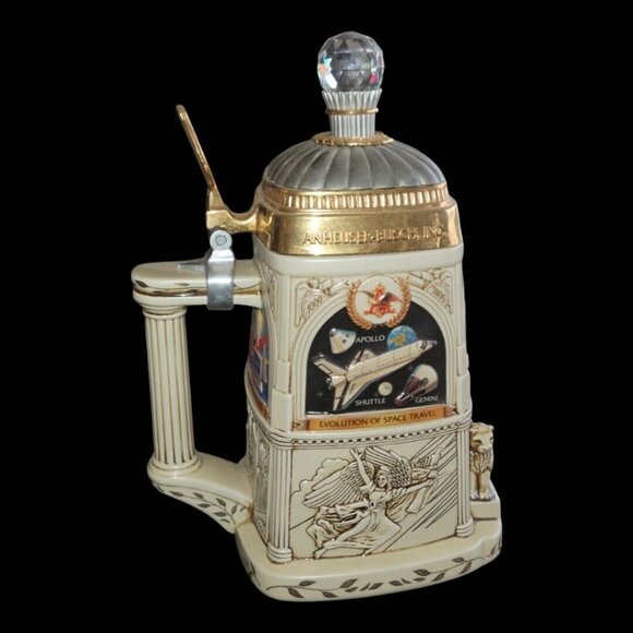 Anheuser-Busch Celebrating The Millennium Lidded Stein By Ceramarte - #01278 - Picture 3 of 8